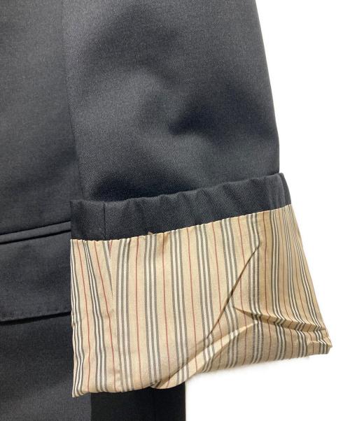 BURBERRY BLACK LABEL（バーバリーブラックレーベル）BURBERRY BLACK LABEL (バーバリーブラックレーベル) 袖裏ストライプ 2Bセットアップスーツ ブラック サイズ:38Rの古着・服飾アイテム