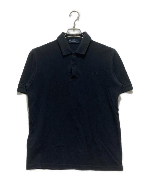 FRED PERRY（フレッドペリー）FRED PERRY (フレッドペリー) M12 ロゴ刺繍 ポロシャツ ブラック サイズ:40の古着・服飾アイテム