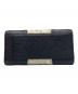 中古・古着 Vivienne Westwood (ヴィヴィアンウエストウッド) ハラコレザーレオパード柄オーブロゴミニハンドバッグ ブラック サイズ:OneSize：12000円