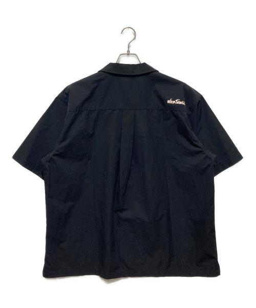 WILD THINGS（ワイルドシングス）WILD THINGS (ワイルドシングス) OPEN COLLAR POCKET SHIRT / 半袖シャツ ブラック サイズ:Mの古着・服飾アイテム