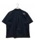 WILD THINGS (ワイルドシングス) OPEN COLLAR POCKET SHIRT / 半袖シャツ ブラック サイズ:M：5000円