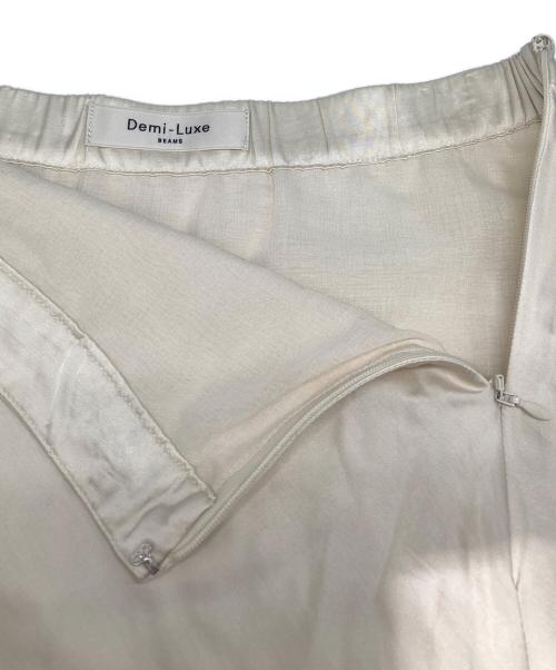 Demi-Luxe Beams（デミルクス ビームス）Demi-Luxe BEAMS (デミルクス ビームス) グロス イージースカート アイボリー サイズ:36の古着・服飾アイテム