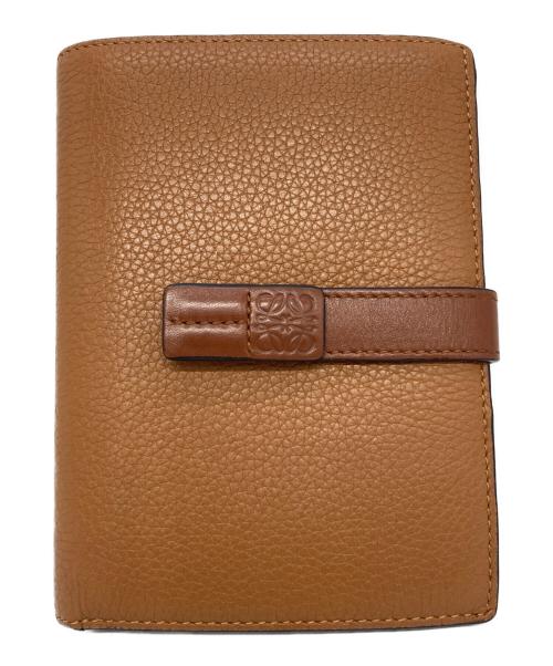 LOEWE（ロエベ）LOEWE (ロエベ) 2つ折りウォレット ブラウンの古着・服飾アイテム