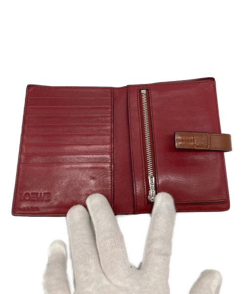 LOEWE（ロエベ）LOEWE (ロエベ) 2つ折りウォレット ブラウンの古着・服飾アイテム