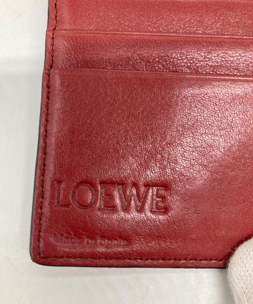 LOEWE（ロエベ）LOEWE (ロエベ) 2つ折りウォレット ブラウンの古着・服飾アイテム