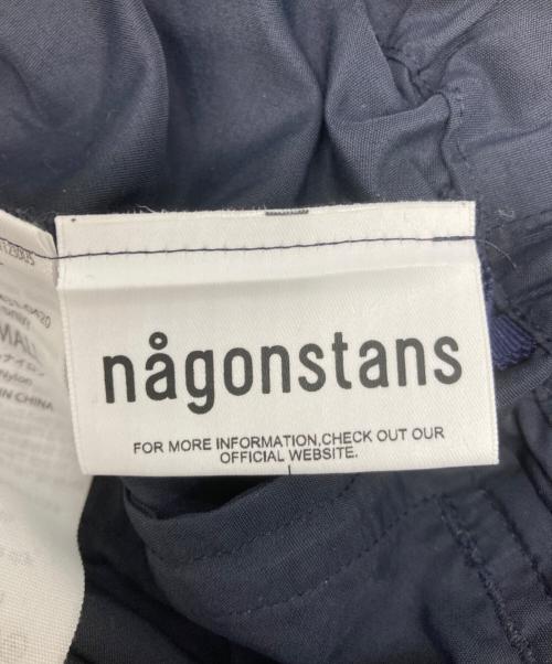 nagonstans（ナゴンスタンス）nagonstans (ナゴンスタンス) MAT SHELL アシンメナイロンスカート ネイビー サイズ:Ｓの古着・服飾アイテム