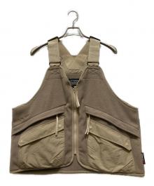 hobo（ホボ）の古着「POLARTEC FLEECE VEST / ポーラーテック フリースベスト」｜ブラウン