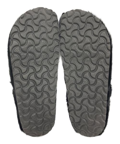BIRKENSTOCK（ビルケンシュトック）BIRKENSTOCK (ビルケンシュトック) song for the mute (ソングフォーザミュート) PARIS THE REBEL ファーカウハイドパリシューズ ブラック サイズ:37の古着・服飾アイテム