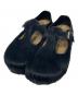 BIRKENSTOCK（ビルケンシュトック）の古着「PARIS THE REBEL ファーカウハイドパリシューズ」｜ブラック