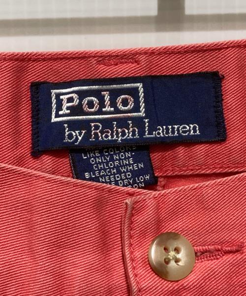 POLO RALPH LAUREN（ポロ・ラルフローレン）POLO RALPH LAUREN (ポロ・ラルフローレン) カラードポロ チノパンツ レッド サイズ:36の古着・服飾アイテム