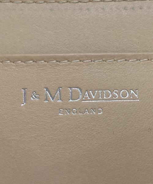 J&M DAVIDSON（ジェイ＆エム デヴィッドソン）J&M DAVIDSON (ジェイ＆エム デヴィッドソン) ラウンドファスナースタッズ コインケース ホワイト サイズ:OneSizeの古着・服飾アイテム