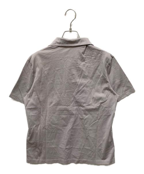 PRADA（プラダ）PRADA (プラダ) ポケットロゴポロシャツ グレー サイズ:Ｓの古着・服飾アイテム