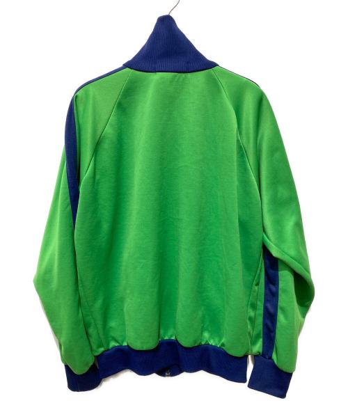 PUMA（プーマ）PUMA (プーマ) 70s-80sロゴ刺繍ラグラントラックジャケット グリーン サイズ:L　の古着・服飾アイテム