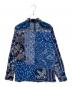 DIESEL (ディーゼル) ペイズリー柄切替シャツ ネイビー サイズ:M：6000円