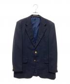 Burberry'sバーバリーズ）の古着「金釦テーラードジャケット」｜ネイビー