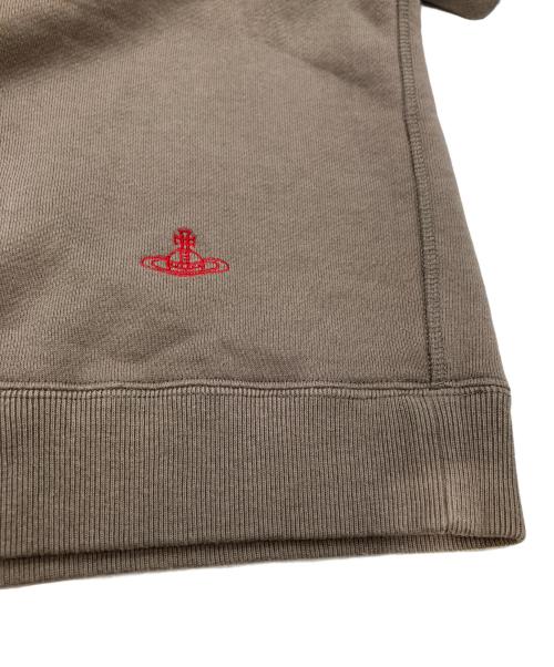 Vivienne Westwood RED LABEL（ヴィヴィアンウエストウッドレッドレーベル）Vivienne Westwood RED LABEL (ヴィヴィアンウエストウッドレッドレーベル) CAT print fleece hoodie ブラウン サイズ:00の古着・服飾アイテム