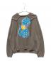 Vivienne Westwood RED LABEL（ヴィヴィアンウエストウッドレッドレーベル）の古着「CAT print fleece hoodie」｜ブラウン