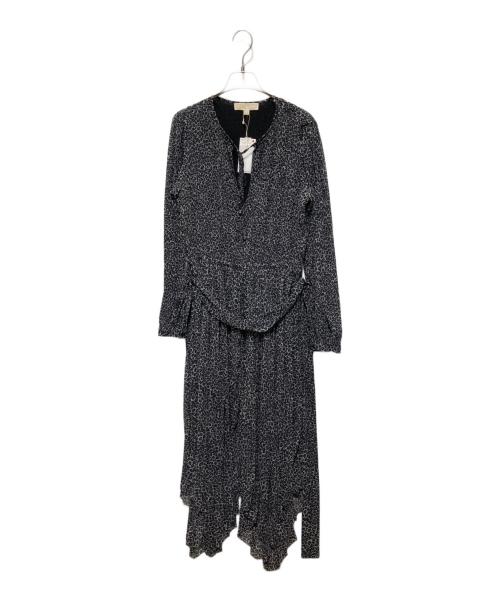 MICHAEL KORS（マイケルコース）MICHAEL KORS (マイケルコース) レオパードワンピース ブラック サイズ:Mの古着・服飾アイテム