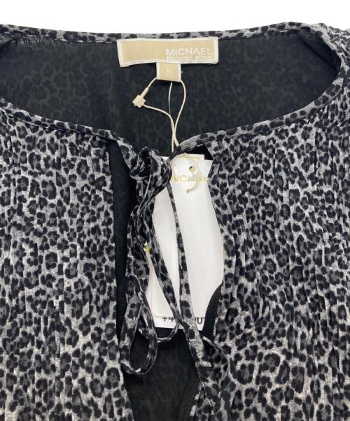 MICHAEL KORS（マイケルコース）MICHAEL KORS (マイケルコース) レオパードワンピース ブラック サイズ:Mの古着・服飾アイテム