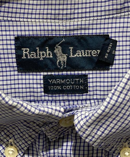 RALPH LAUREN（ラルフローレン）RALPH LAUREN (ラルフローレン) ポニー刺繍 ボタンダウンシャツ ネイビー サイズ:16　1/2の古着・服飾アイテム