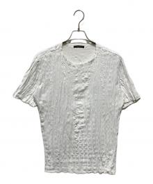 ISSEY MIYAKE MEN（イッセイミヤケメン）の古着「シワ加工半袖カットソー」｜ホワイト