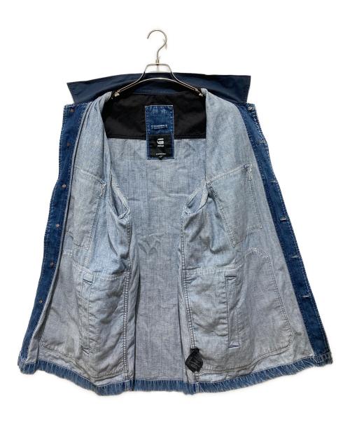 G-STAR RAW（ジースターロゥ）G-STAR RAW (ジースターロゥ) 襟切替デニム チョアジャケット インディゴ サイズ:XXLの古着・服飾アイテム