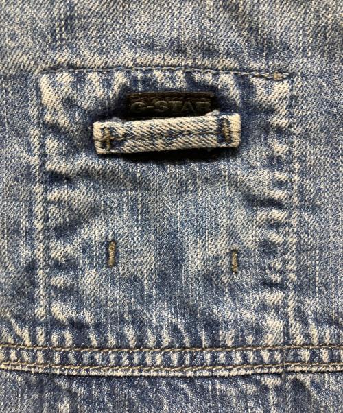 G-STAR RAW（ジースターロゥ）G-STAR RAW (ジースターロゥ) 襟切替デニム チョアジャケット インディゴ サイズ:XXLの古着・服飾アイテム