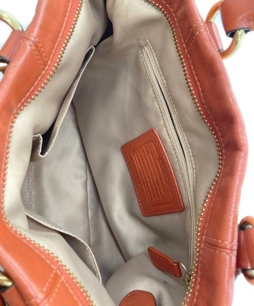 COACH（コーチ）COACH (コーチ) 2WAYバッグ オレンジの古着・服飾アイテム