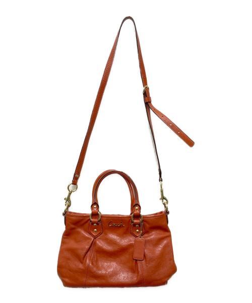 COACH（コーチ）COACH (コーチ) 2WAYバッグ オレンジの古着・服飾アイテム