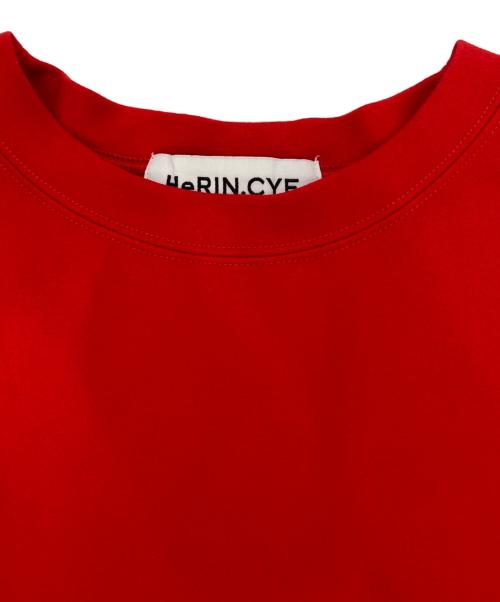 HeRIN.CYE（ヘリンドットサイ）HeRIN.CYE (ヘリンドットサイ) Dimension dress レッド サイズ:FREEの古着・服飾アイテム