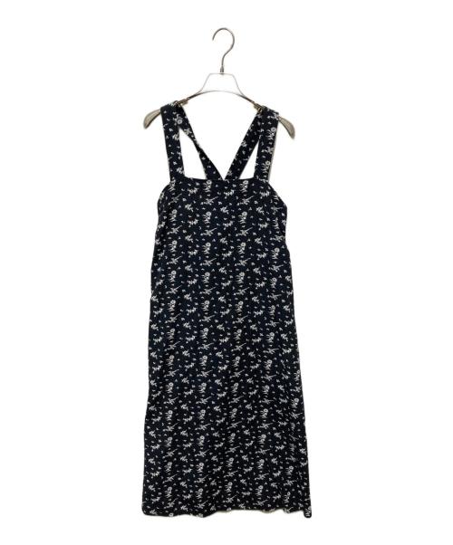 Engineered Garments（エンジニアド ガーメンツ）Engineered Garments (エンジニアド ガーメンツ) 花柄キャミソールワンピース ブラック サイズ:3の古着・服飾アイテム