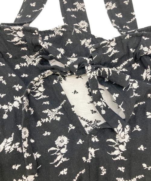 Engineered Garments（エンジニアド ガーメンツ）Engineered Garments (エンジニアド ガーメンツ) 花柄キャミソールワンピース ブラック サイズ:3の古着・服飾アイテム