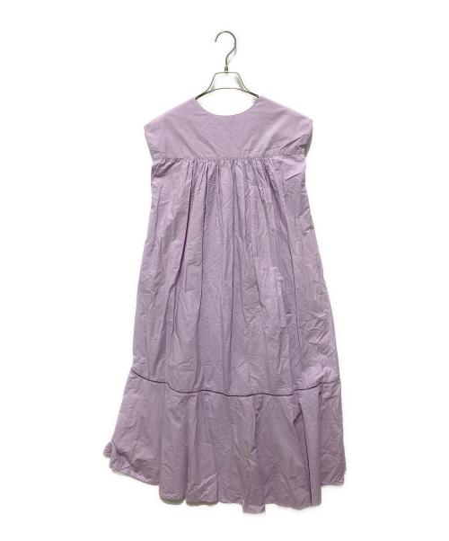 ne quittez pas（ヌキテパ）ne quittez pas (ヌキテパ) POPLIN PAISLEY EMB NSV DR パープル サイズ:Ｓの古着・服飾アイテム