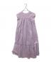 ne quittez pas (ヌキテパ) POPLIN PAISLEY EMB NSV DR パープル サイズ:Ｓ：13000円