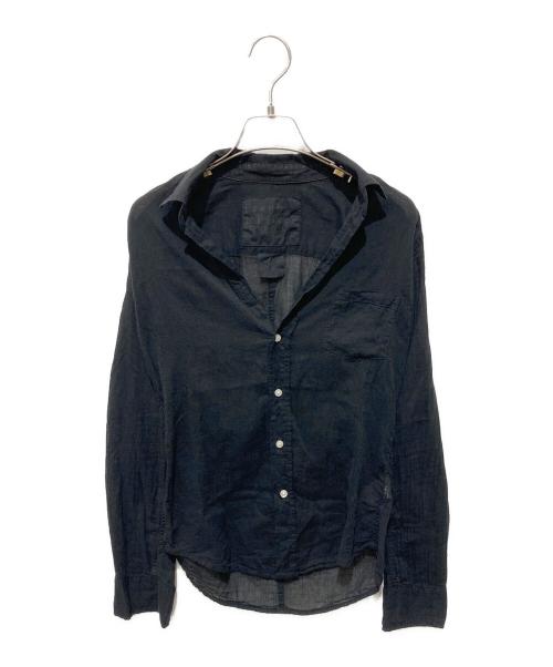 Frank&Eileen（フランクアンドアイリーン）Frank&Eileen (フランクアンドアイリーン) BARRYシアーシャツ ブラック サイズ:XXSの古着・服飾アイテム