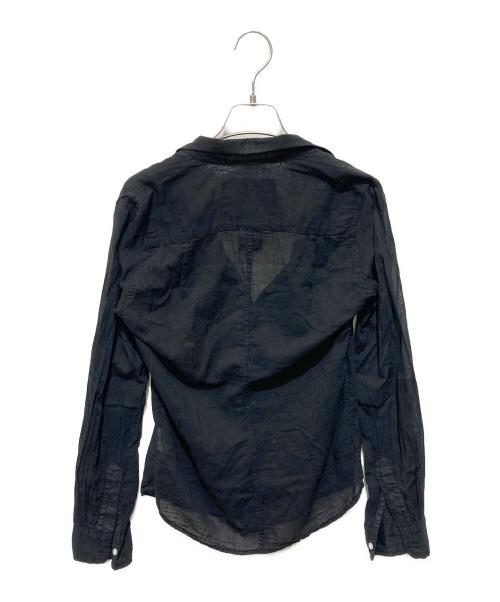 Frank&Eileen（フランクアンドアイリーン）Frank&Eileen (フランクアンドアイリーン) BARRYシアーシャツ ブラック サイズ:XXSの古着・服飾アイテム