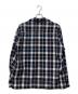 BLACK LABEL CRESTBRIDGE (ブラックレーベル クレストブリッジ) シアサッカーチェック シャツジャケット ネイビー サイズ:L：8000円