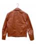 DIESEL (ディーゼル) L-CALE ジップアップ レザージャケット ブラウン サイズ:L：18000円