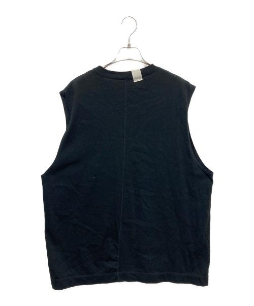 N.HOOLYWOOD（エヌ ハリウッド）N.HOOLYWOOD (エヌ ハリウッド) ノースリーブカットソー ブラック サイズ:40の古着・服飾アイテム
