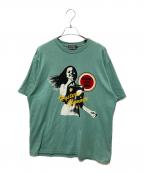 Hysteric Glamourヒステリックグラマー）の古着「RUNNIN' AWAY Tシャツ」｜グリーン