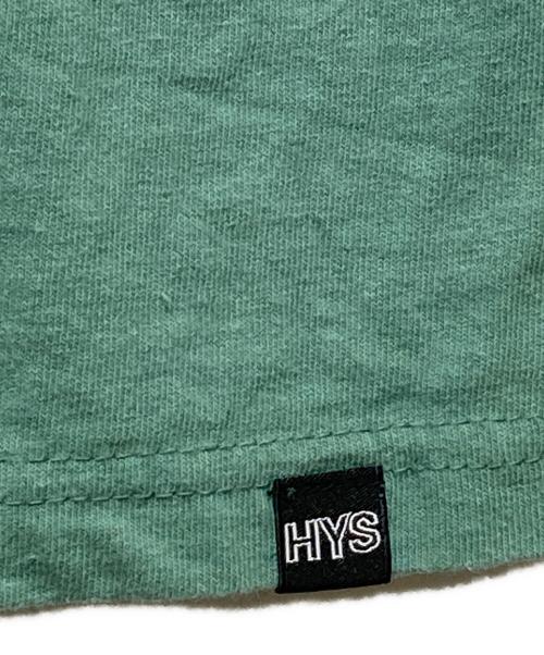 Hysteric Glamour（ヒステリックグラマー）Hysteric Glamour (ヒステリックグラマー) RUNNIN' AWAY Tシャツ グリーン サイズ:XLの古着・服飾アイテム
