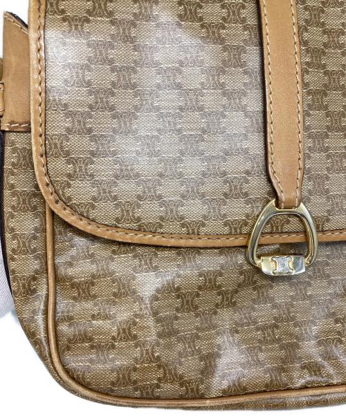 CELINE（セリーヌ）CELINE (セリーヌ) マカダム柄ショルダーバッグ ベージュの古着・服飾アイテム