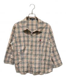 BURBERRY LONDON（バーバリーロンドン）の古着「ノバチェックシャツ」｜ベージュ