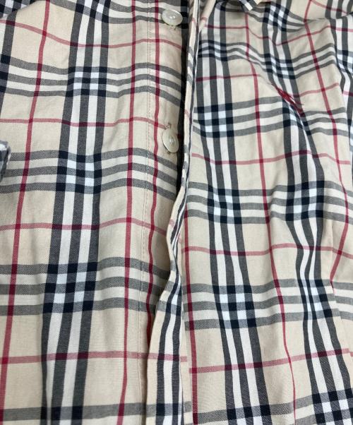 BURBERRY LONDON（バーバリーロンドン）BURBERRY LONDON (バーバリーロンドン) ノバチェックシャツ ベージュ サイズ:13の古着・服飾アイテム
