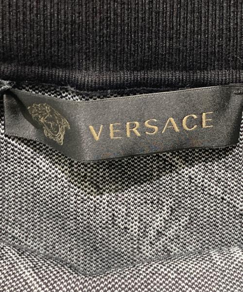 VERSACE（ヴェルサーチェ）VERSACE (ヴェルサーチェ) ジャガードタイトスカート ブラック×ホワイト サイズ:40の古着・服飾アイテム
