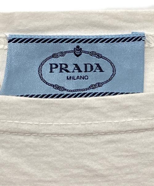 PRADA（プラダ）PRADA (プラダ) パッチTシャツ ブラック サイズ:Mの古着・服飾アイテム