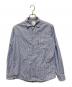 Paul Smith（ポールスミス）の古着「アーティストストライプエンブロイダリーシャツ / ARTIST STRIPE EMBROIDERY SHIRT」｜ブルー×ホワイト
