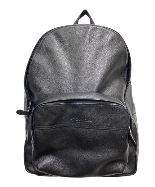 COACH（コーチ）COACH (コーチ) レザー バックパック ブラックの古着・服飾アイテム