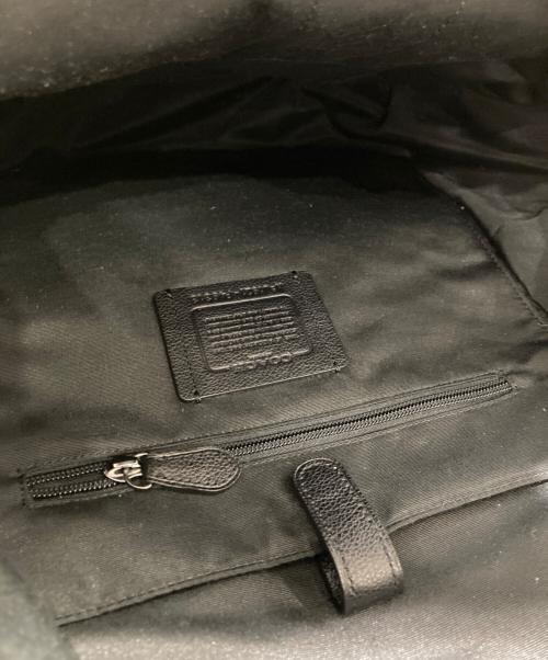 COACH（コーチ）COACH (コーチ) レザー バックパック ブラックの古着・服飾アイテム