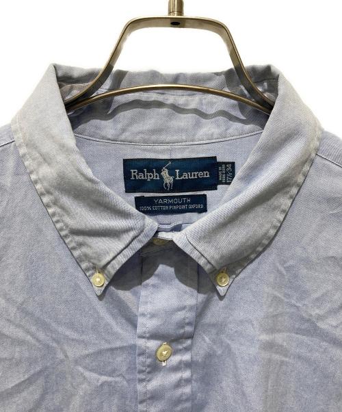 RALPH LAUREN（ラルフローレン）RALPH LAUREN (ラルフローレン) ポニー刺繍ボタンダウンシャツ スカイブルー サイズ:17　2/1の古着・服飾アイテム